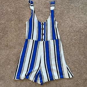 Striped romper